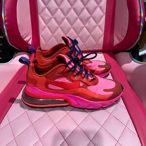 Nike Red and Pink Athletic Shoes